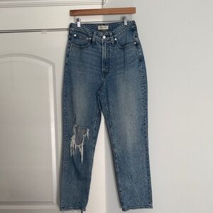 Madewell Curvy Perfect Vintage Straight Leg Jeans